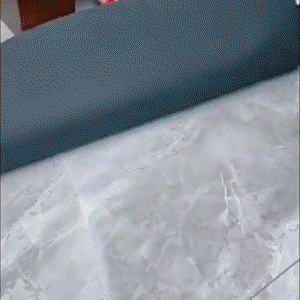 Carpet secured with mesh tape